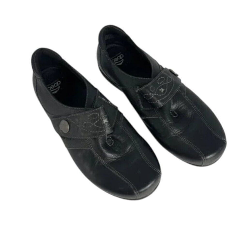 ABEO Aster Slip-On Walking Shoes | Women’s Size 7.5 | Black